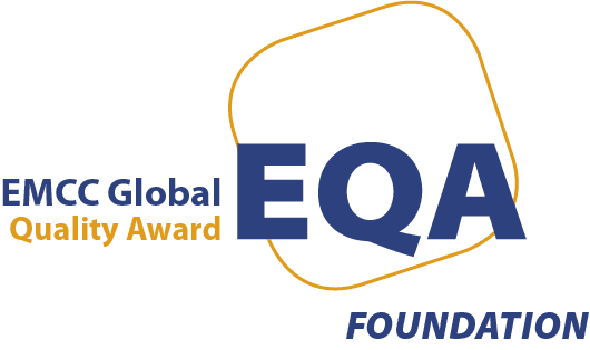 EMCC accreditation - logo - EQA - colour - clear background - F - Professional Accreditation for Coaches